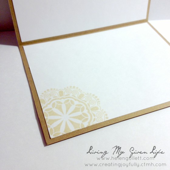 One Layer Card by Helen Gullett | www.helengullett.com #handmadecard #closetomyheart #ctmh #stamping #embossing