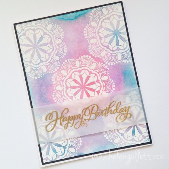 Batik Happy Birthday Card, By Helen Gullett