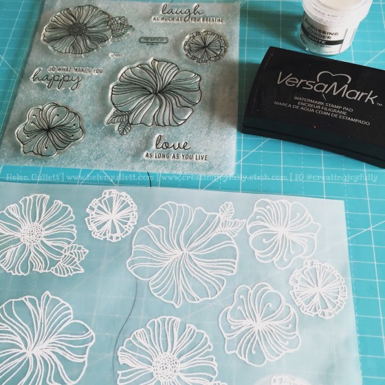 Embossing on Vellum
