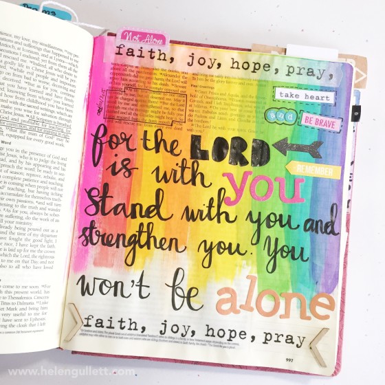 HelloMornings - Relentless Study | 2 Timoty 4:16-18 | #HelloMornings #RelentlessStudy #illustratedfaith #writetheword #biblejournaling #journalingbible #creatingjoyfully
