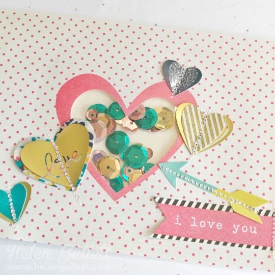 FUSEables Shaker Cards | Helen Gullett | www.helengullett.com | #FUSEables #wrmk #wermemorykeepers #handmadecard #shakercard #cardmaking #creatingjoyfully