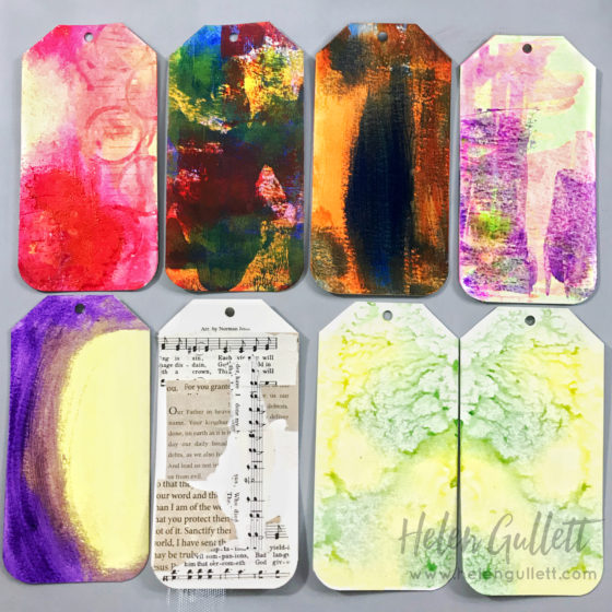 Uniquely You Art Journal Mixed Media Project Using Graciellie Design Digital Stamp